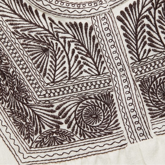 NWT Free People Embroidered Blouse - Picture 4 of 6